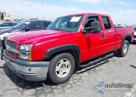 2004 Chevrolet Silverado 1500 Ls из США, поврежденный, VIN 2GCEC19T441405336